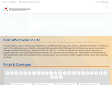 Tablet Screenshot of forwardvaluesms.com